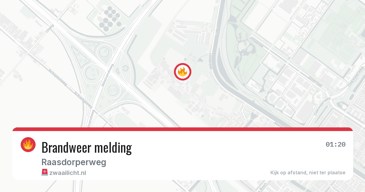 Brandweer melding — 26 jun 2026
