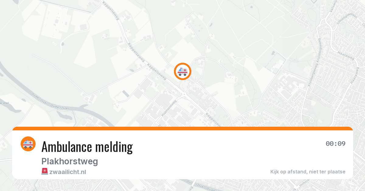 Ambulance melding — 3 apr 2026