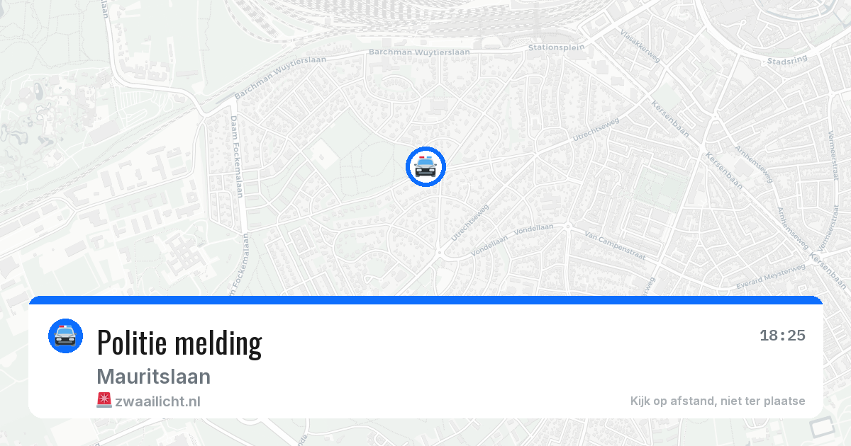 Politie melding — 21 mei 2026
