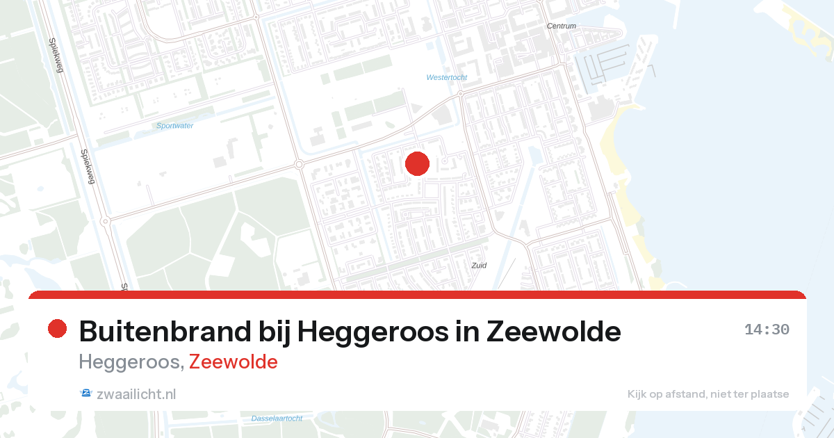 Buitenbrand bij Heggeroos in Zeewolde — 28 aug 2026