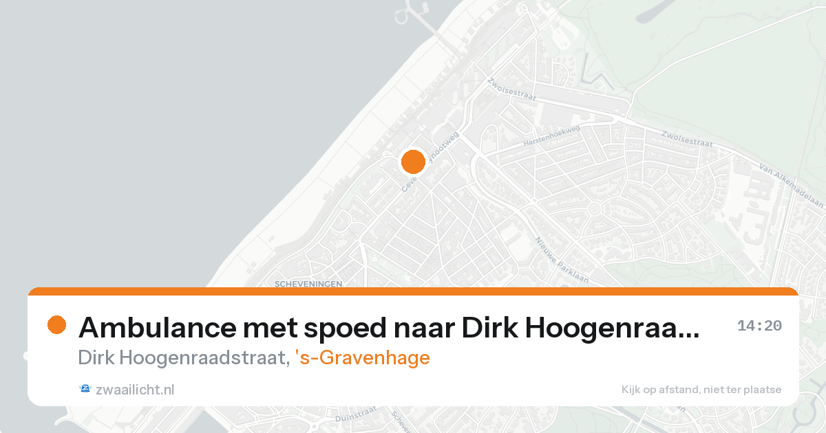 Ambulance met spoed naar Dirk Hoogenraadstraat in 's-Gravenhage — 7 feb 2026