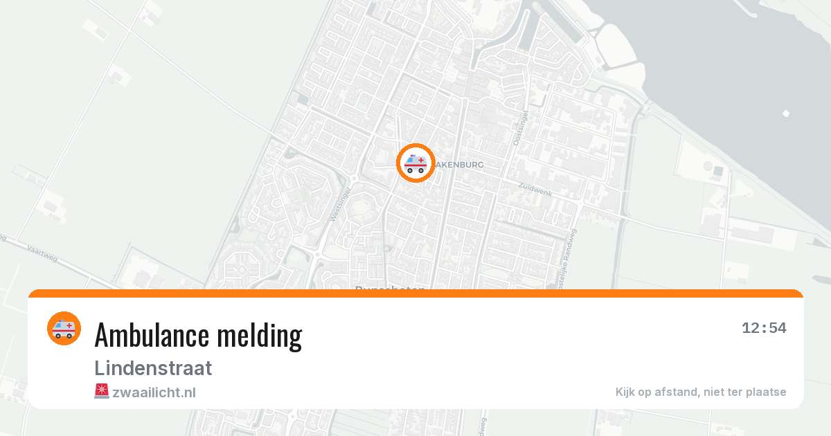 Ambulance melding — 6 mei 2026