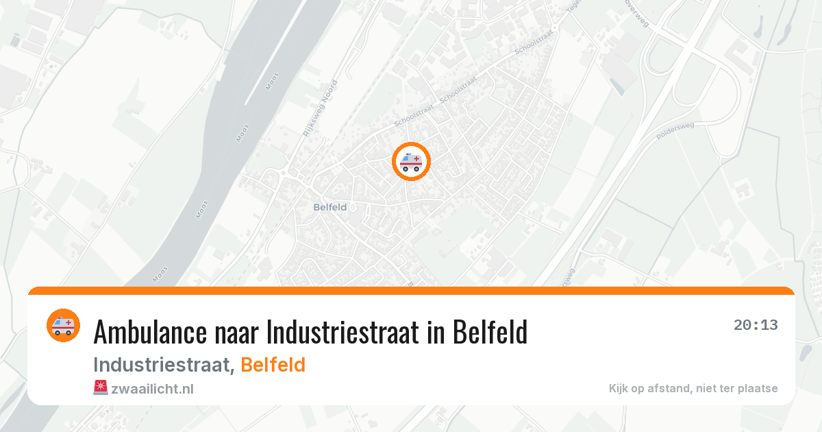 Ambulance naar Industriestraat in Belfeld — 1 jun 2026