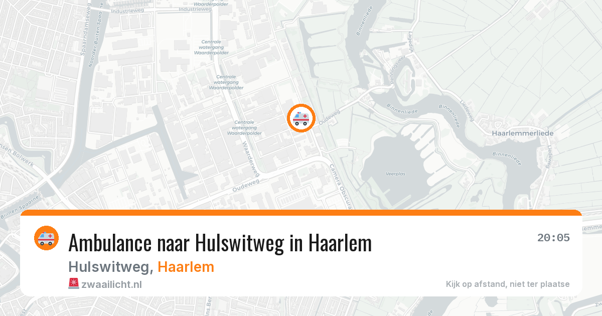 Ambulance naar Hulswitweg in Haarlem — 11 jul 2026