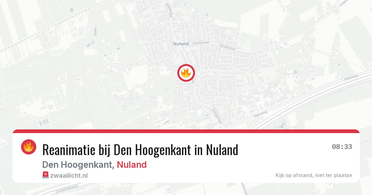 Reanimatie bij Den Hoogenkant in Nuland — 23 feb 2026