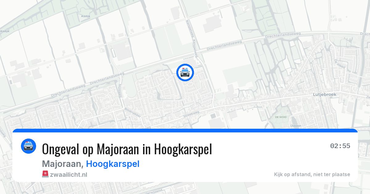 Ongeval op Majoraan in Hoogkarspel — 7 jun 2026