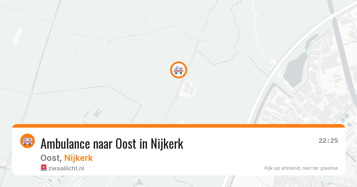 Ambulance naar Oost in Nijkerk — 2 mei 2026