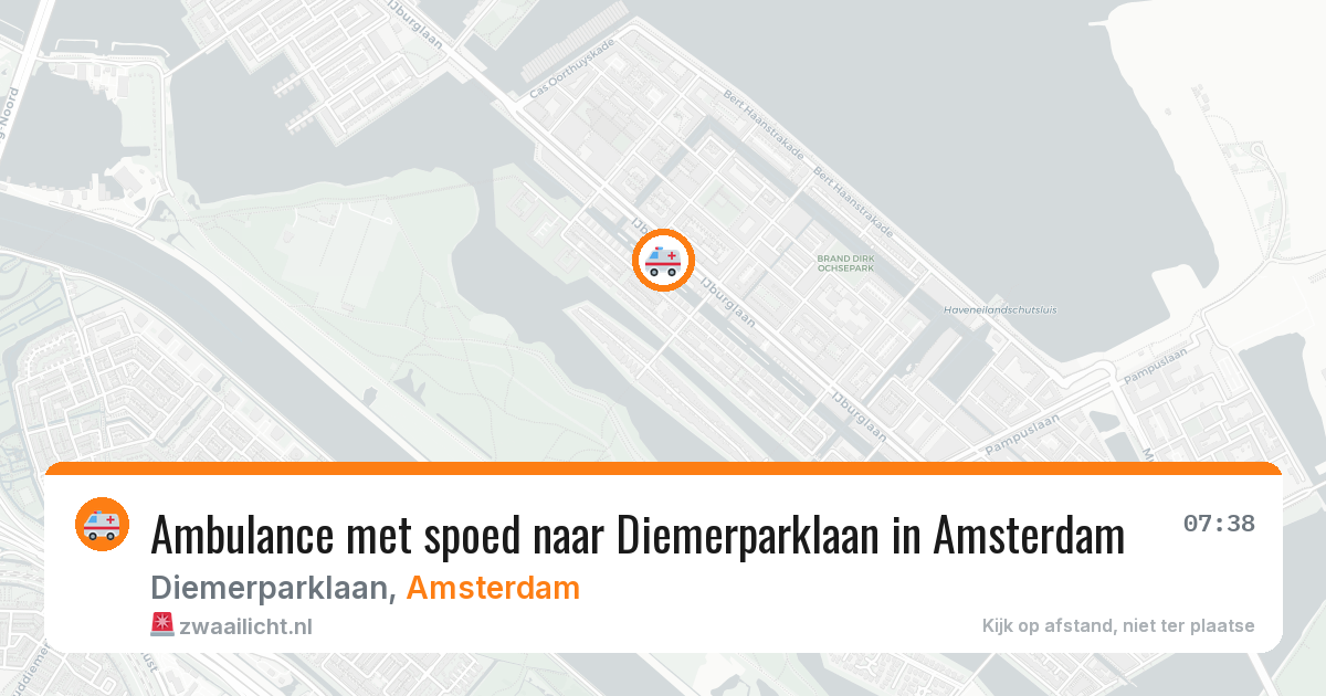 Ambulance met spoed naar Diemerparklaan in Amsterdam — 30 jun 2026