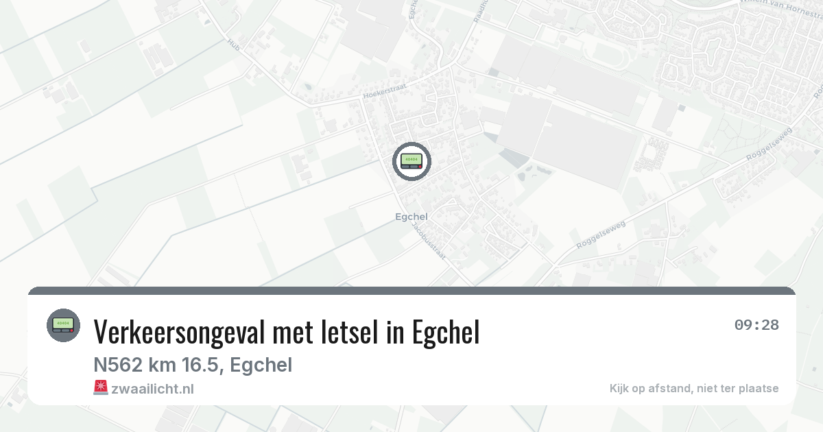 Verkeersongeval met letsel in Egchel — 19 mei 2026