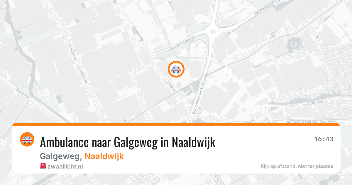 Ambulance naar Galgeweg in Naaldwijk — 26 apr 2026