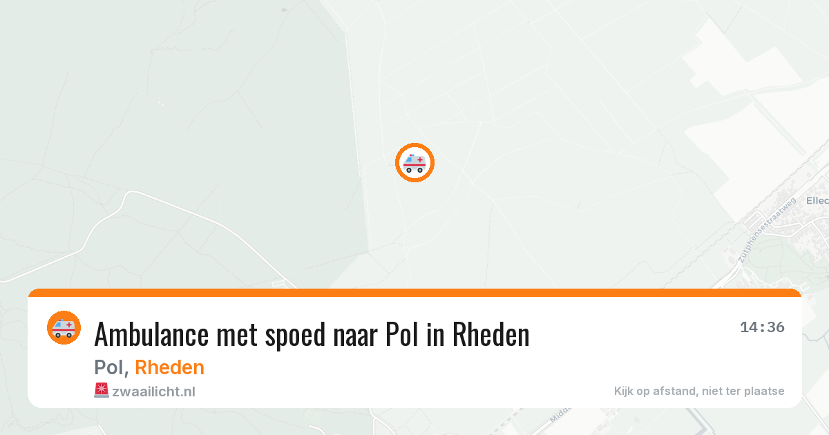Ambulance met spoed naar Pol in Rheden — 26 mrt 2026