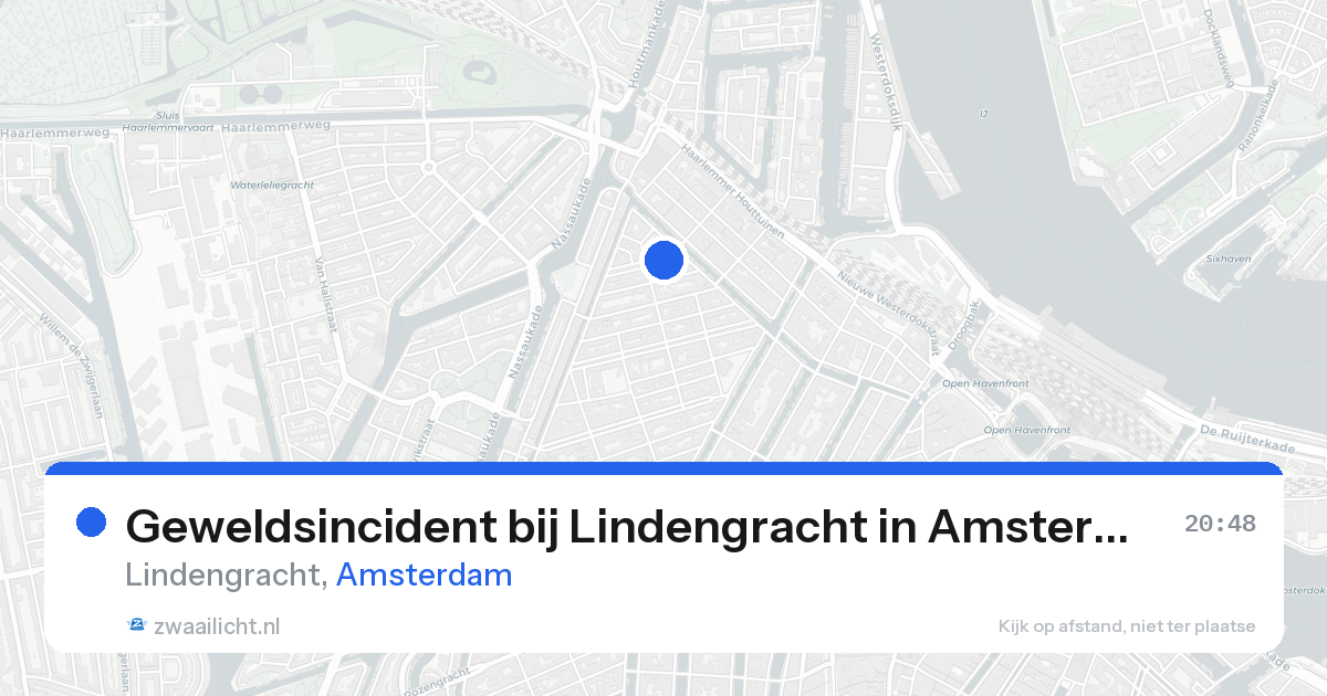 Geweldsincident bij Lindengracht in Amsterdam — 17 aug 2026