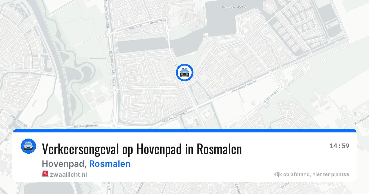 Verkeersongeval op Hovenpad in Rosmalen — 24 mrt 2026