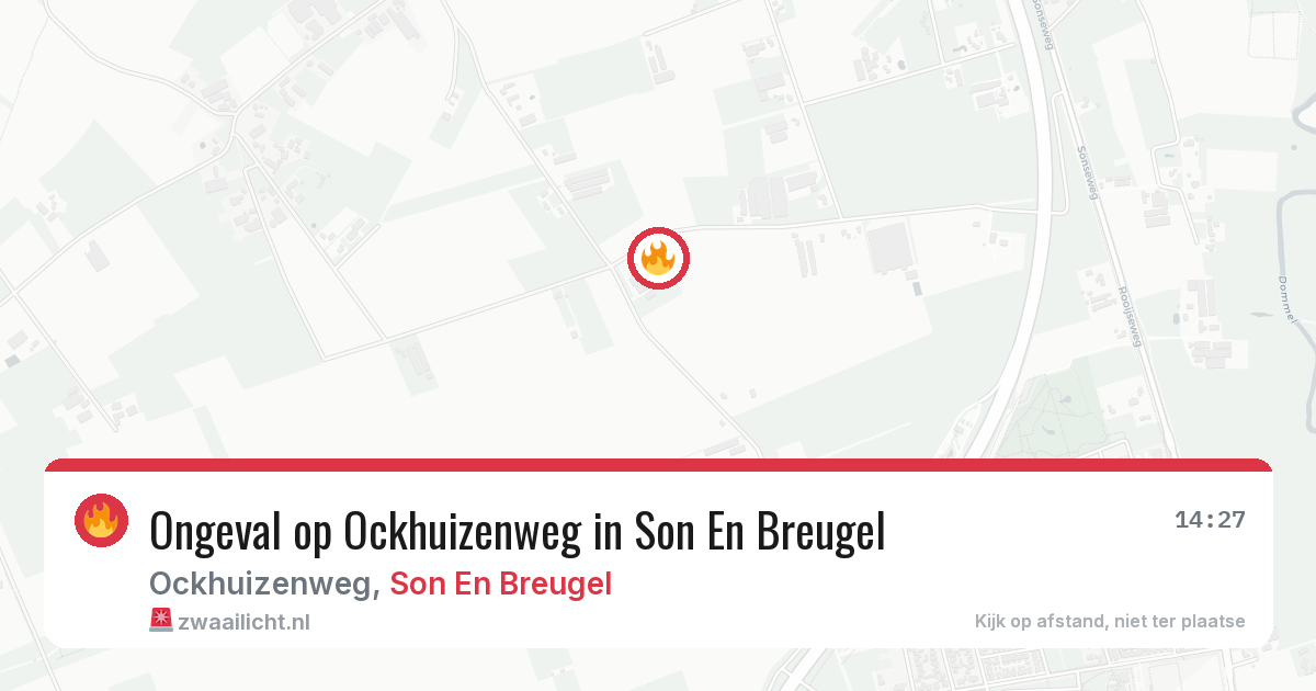 Ongeval op Ockhuizenweg in Son En Breugel — 8 jul 2026