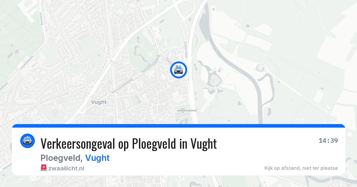Verkeersongeval op Ploegveld in Vught — 23 jan 2026