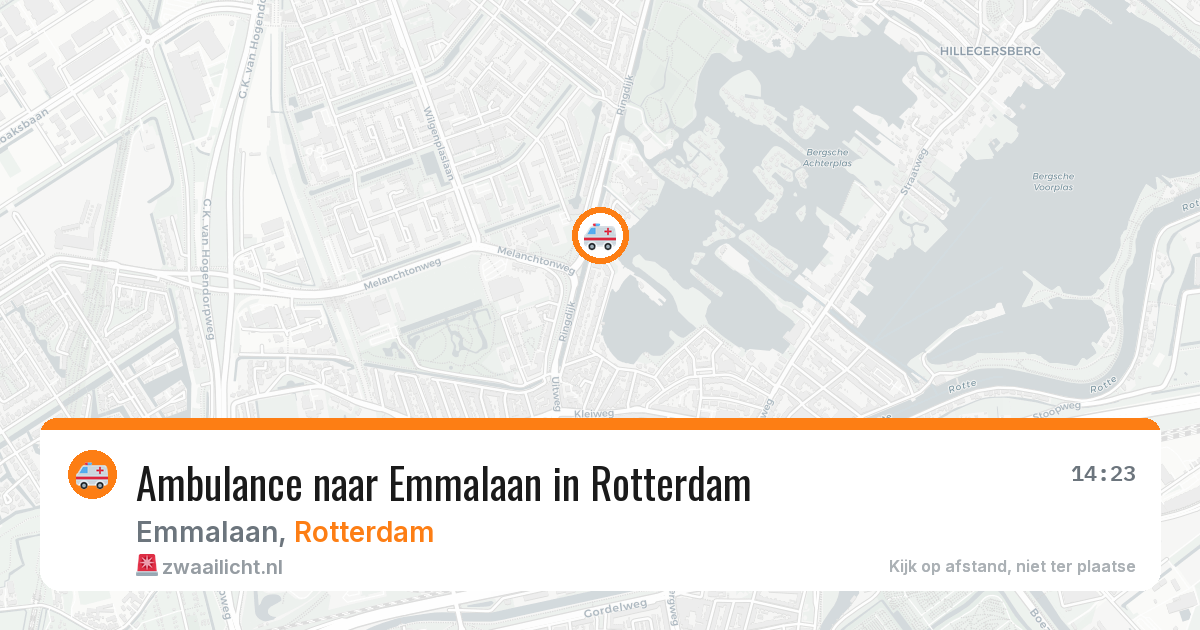 Ambulance naar Emmalaan in Rotterdam — 21 jun 2026