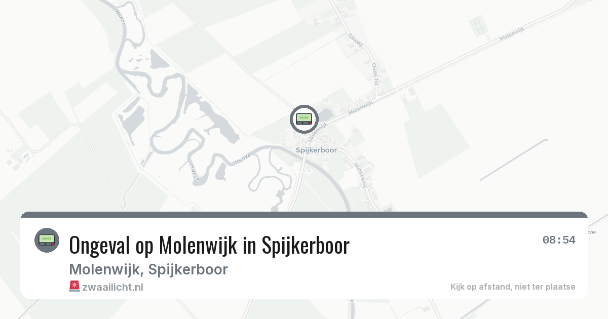 Ongeval op Molenwijk in Spijkerboor — 2 feb 2026