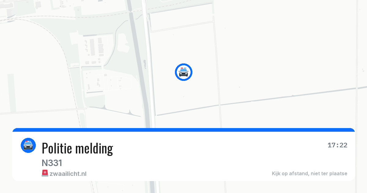 Politie melding — 20 jun 2026 | 🚨 Zwaailicht.nl