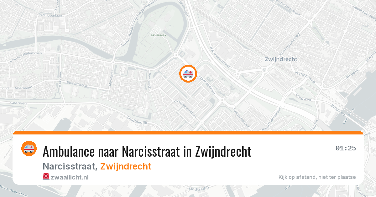 Ambulance naar Narcisstraat in Zwijndrecht — 2 jun 2026