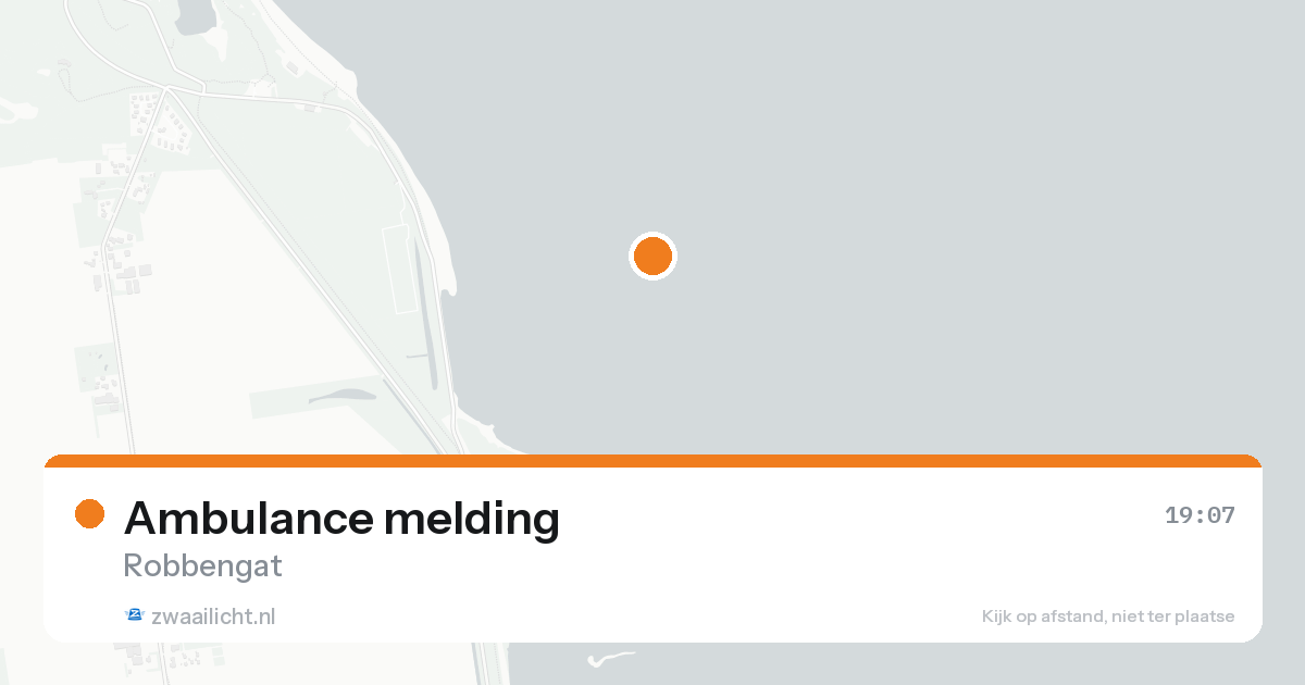 Ambulance melding — 7 feb 2026