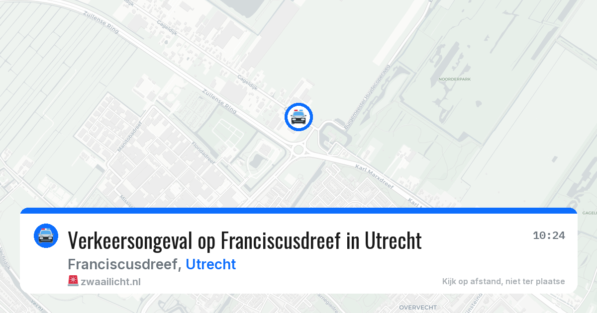 Verkeersongeval op Franciscusdreef in Utrecht — 27 mei 2026