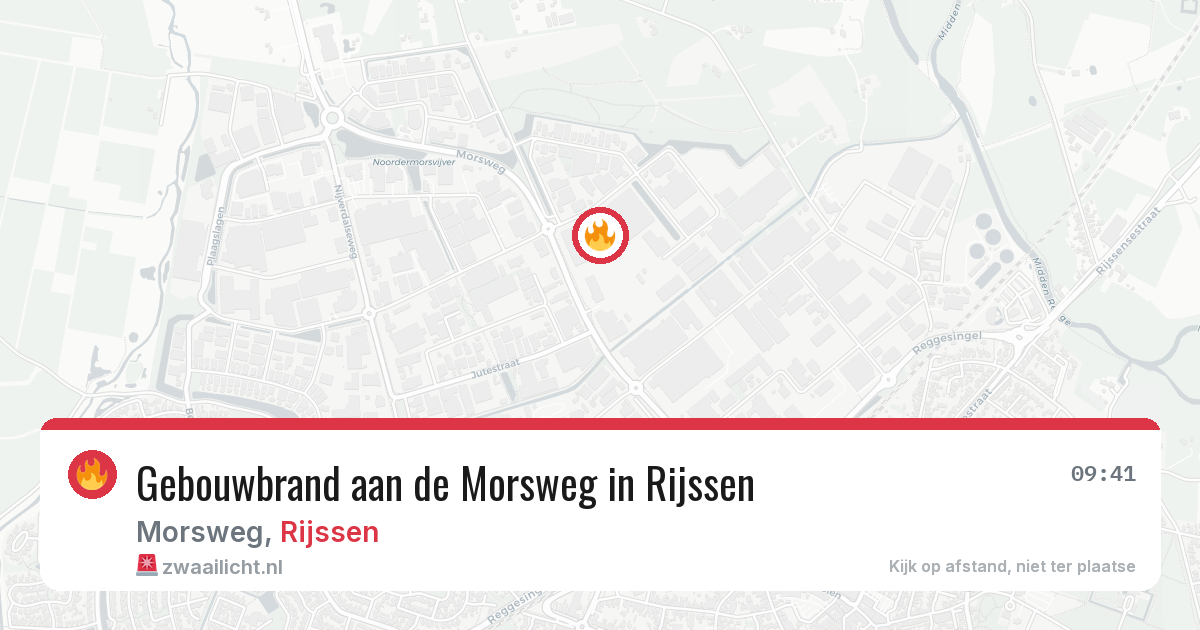 Gebouwbrand aan de Morsweg in Rijssen — 26 jan 2026