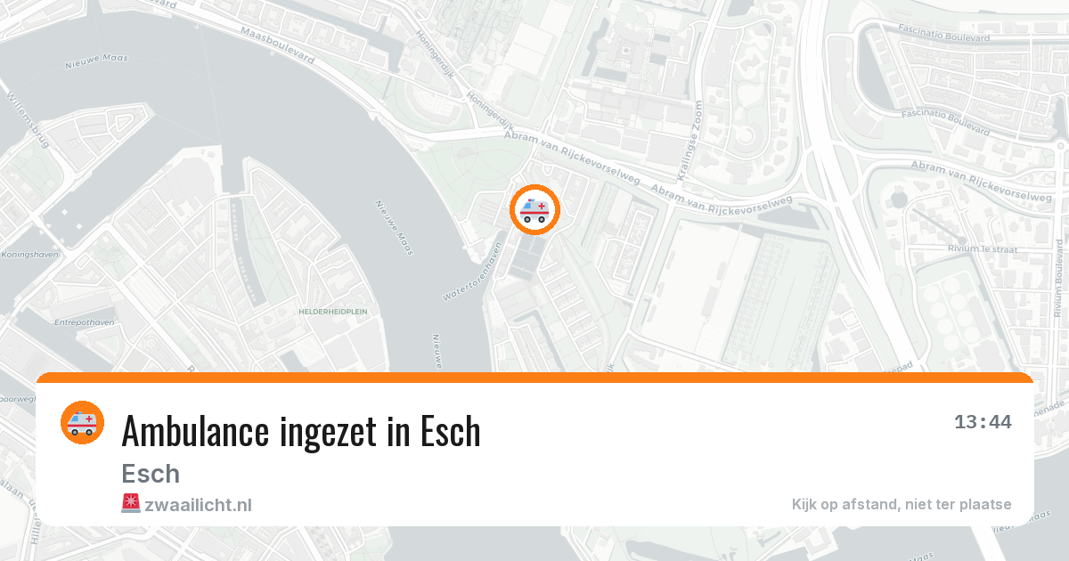 Ambulance ingezet in Esch — 21 mrt 2026