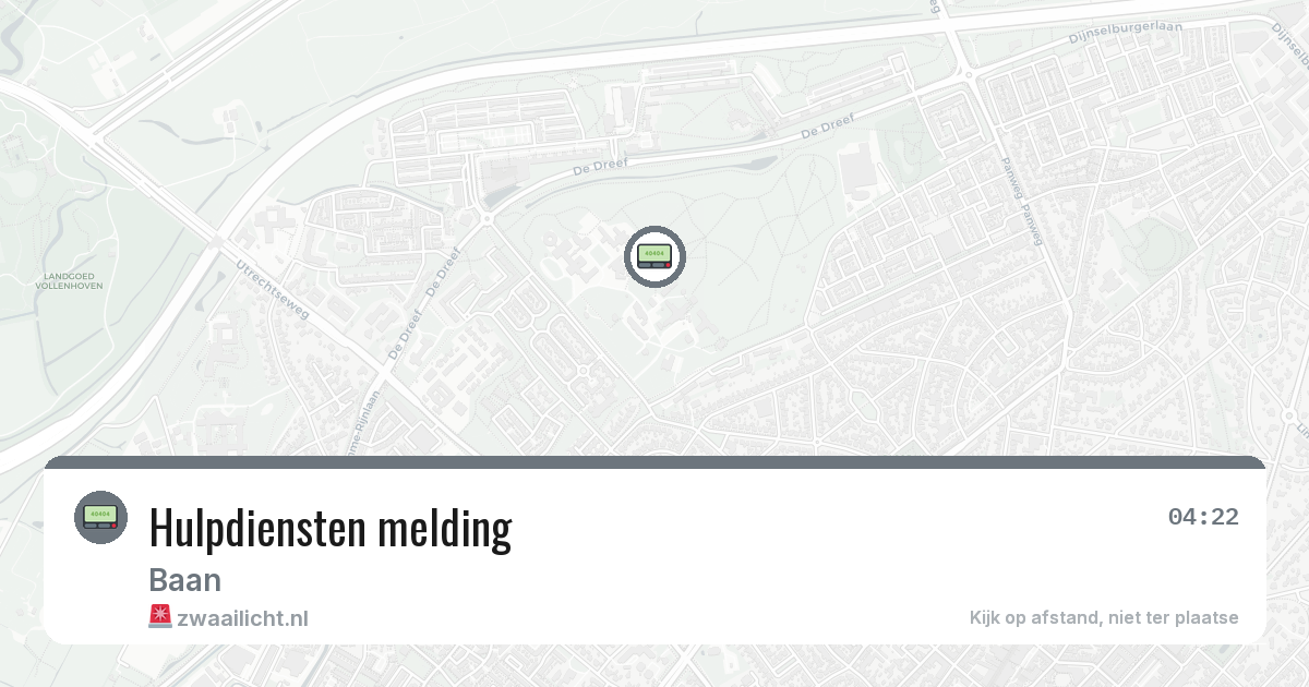 Hulpdiensten melding — 9 feb 2026