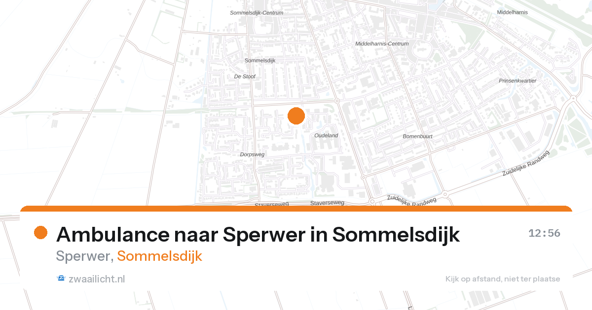 Ambulance naar Sperwer in Sommelsdijk — 13 jun 2026