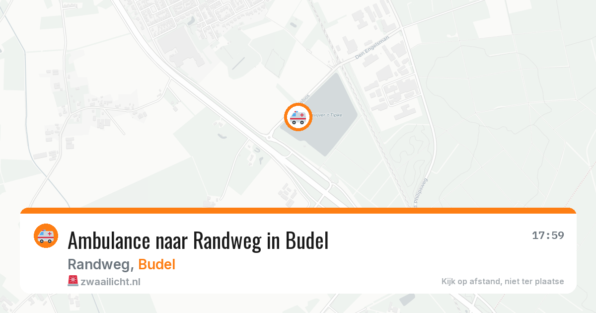 Ambulance naar Randweg in Budel — 18 jun 2026