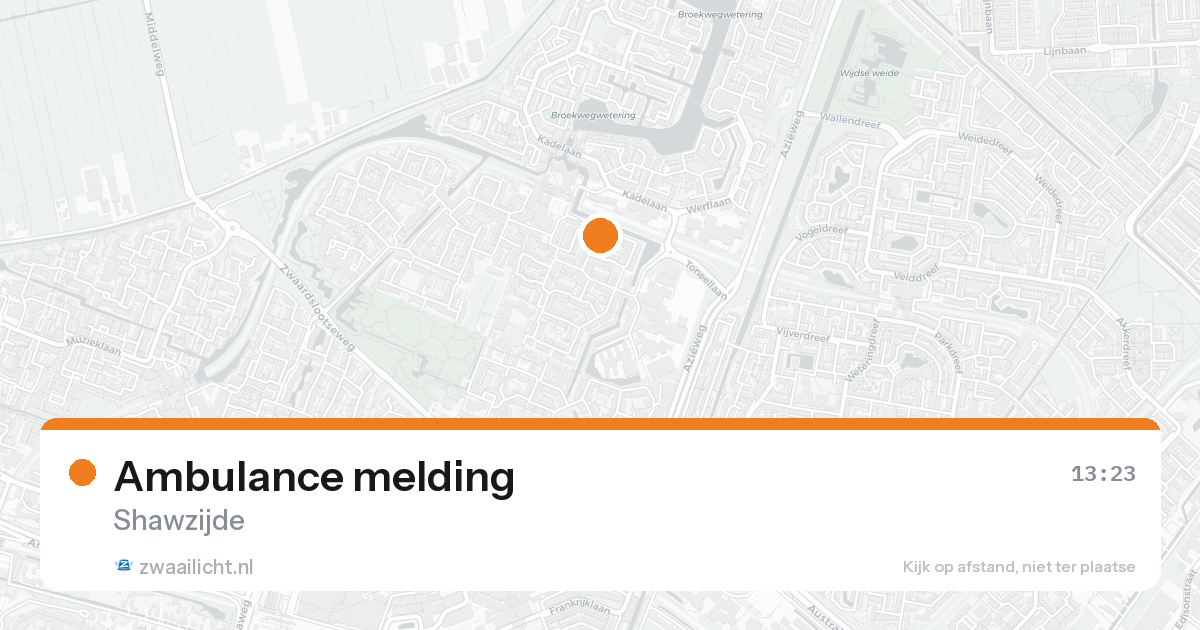 Ambulance melding — 7 feb 2026