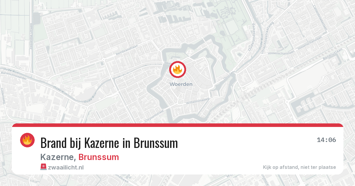 Brand bij Kazerne in Brunssum — 11 aug 2026