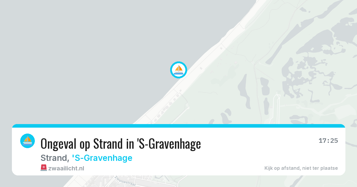 Ongeval op Strand in 'S-Gravenhage — 25 jul 2026