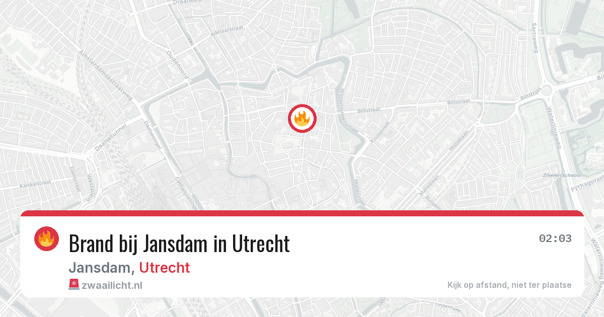 Brand bij Jansdam in Utrecht — 22 jun 2026