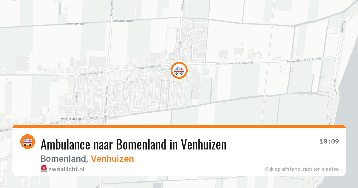 Ambulance naar Bomenland in Venhuizen — 2 aug 2026