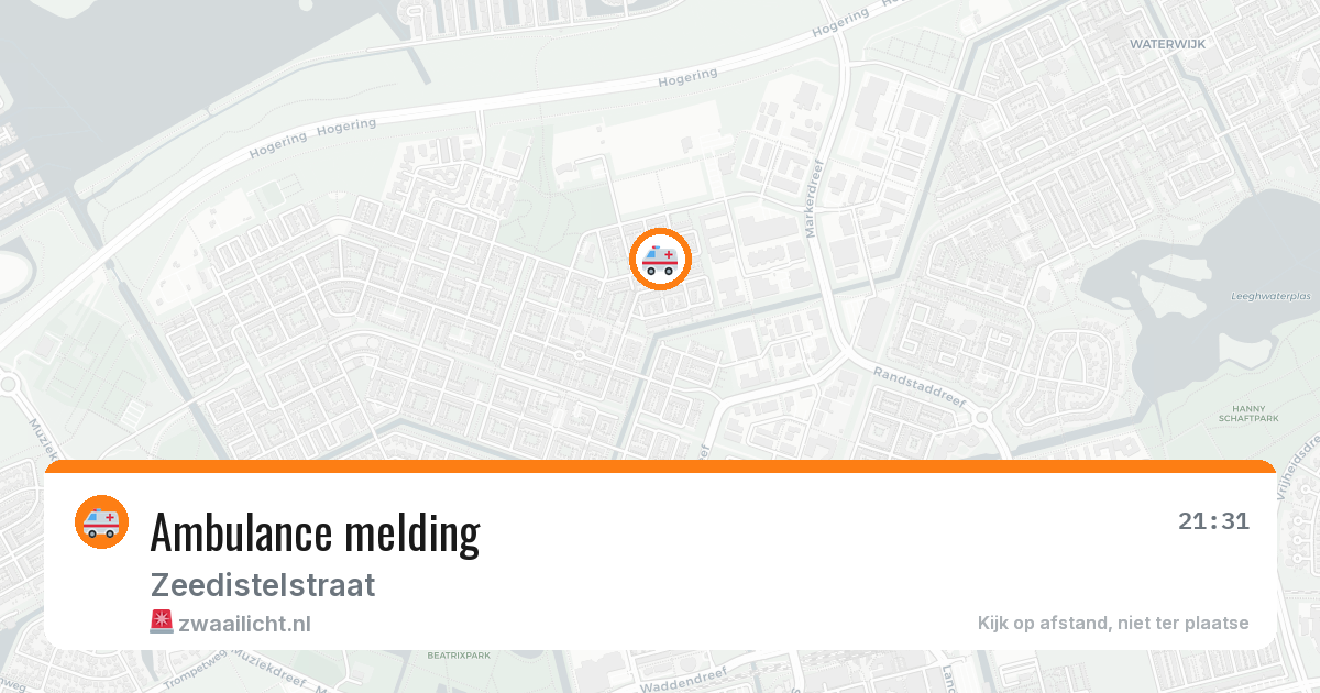 Ambulance melding — 2 aug 2026