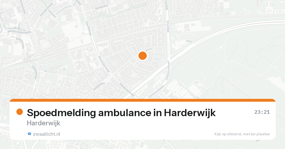 Spoedmelding ambulance in Harderwijk — 7 feb 2026