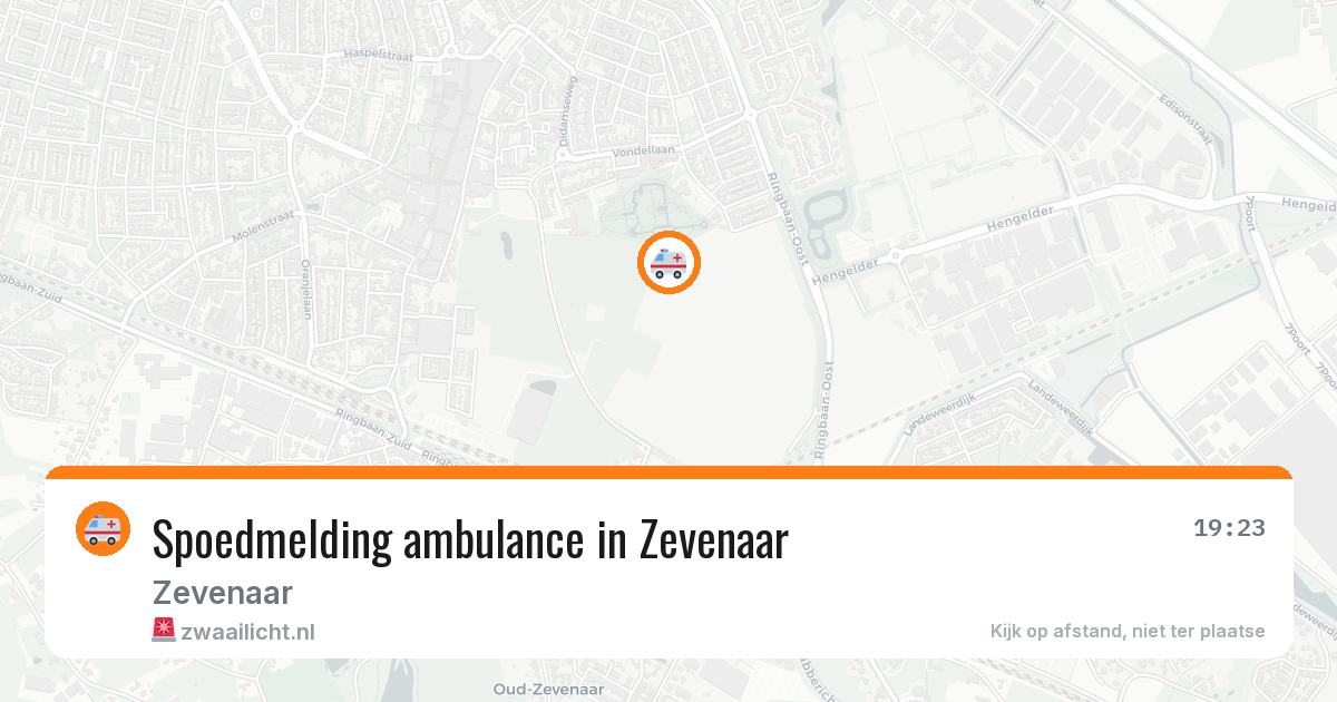 Spoedmelding ambulance in Zevenaar — 11 aug 2026