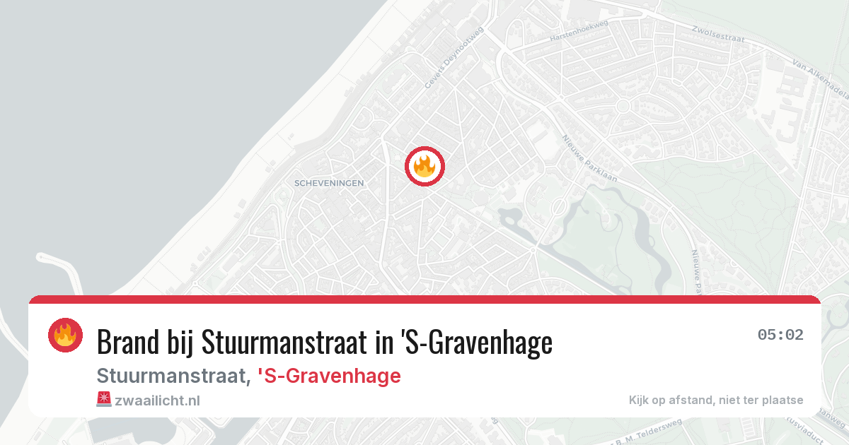 Brand bij Stuurmanstraat in 'S-Gravenhage — 30 jun 2026