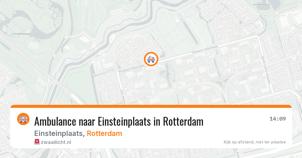Ambulance naar Einsteinplaats in Rotterdam — 29 jan 2026