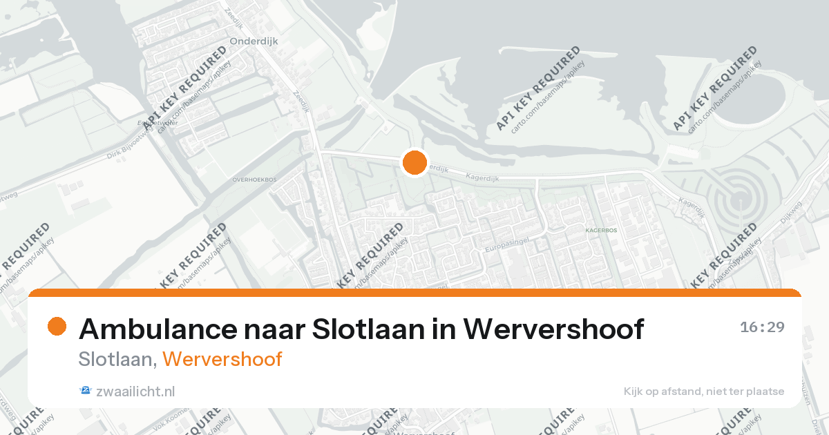 Ambulance naar Slotlaan in Wervershoof — 26 aug 2026