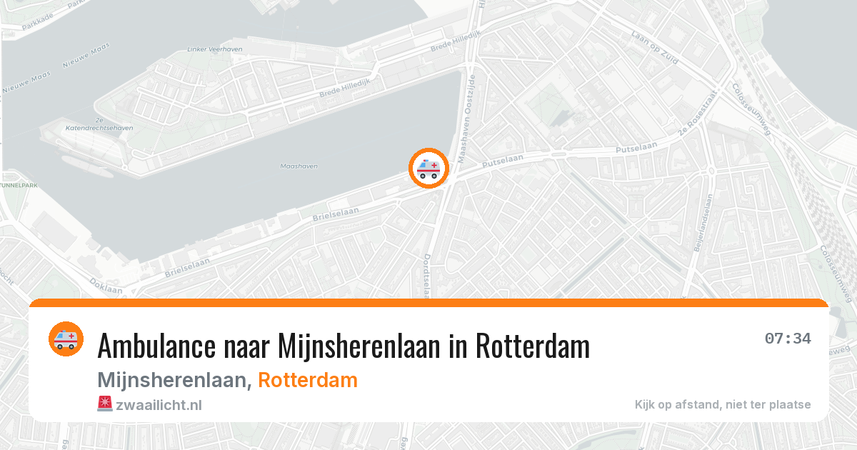 Ambulance naar Mijnsherenlaan in Rotterdam — 30 jan 2026