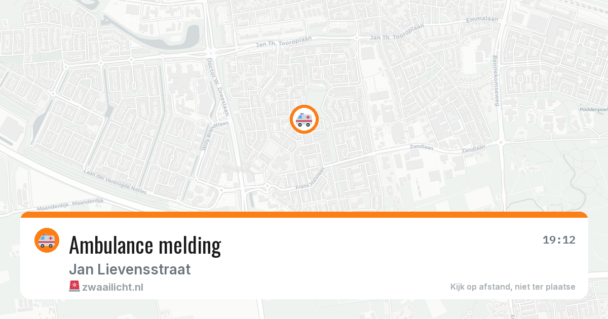 Ambulance melding — 2 jul 2026