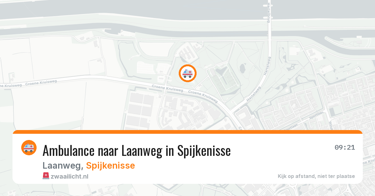 Ambulance naar Laanweg in Spijkenisse — 18 jun 2026