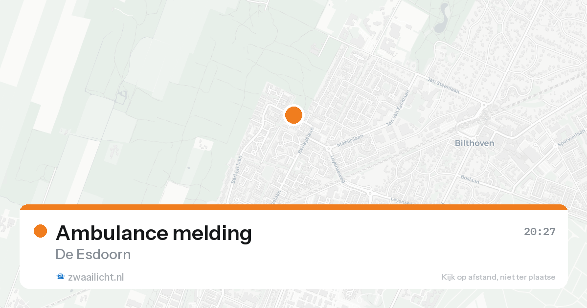 Ambulance melding — 30 jan 2026