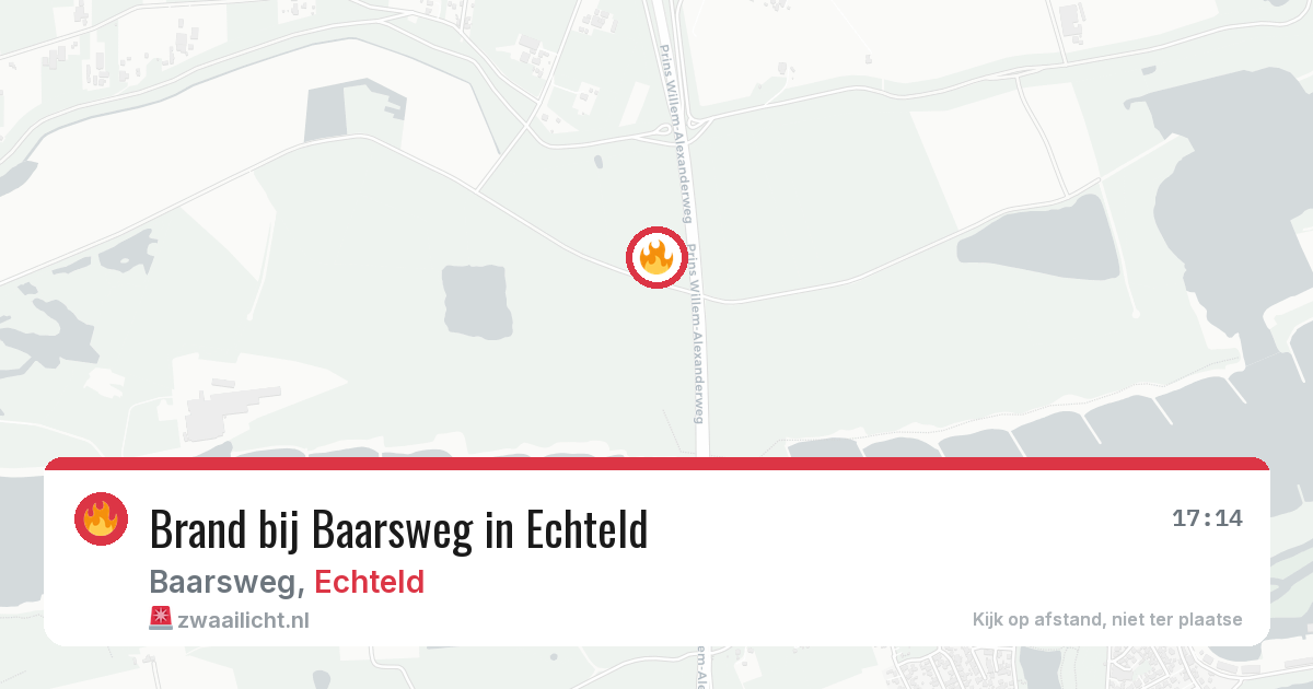 Brand bij Baarsweg in Echteld — 3 aug 2026