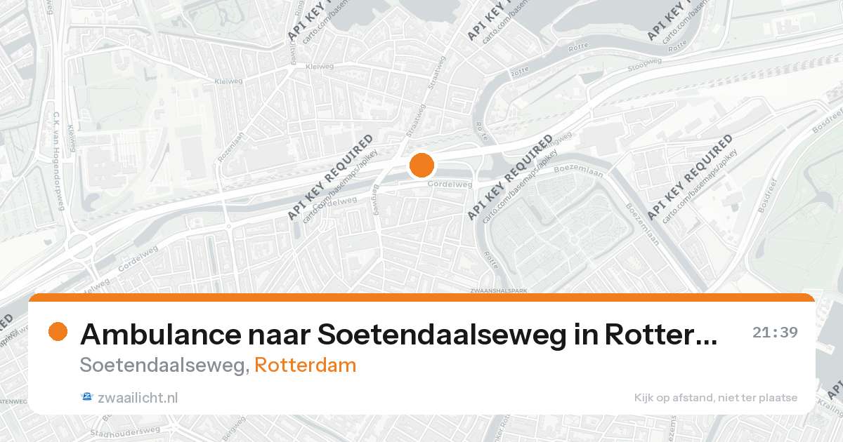 Ambulance naar Soetendaalseweg in Rotterdam — 31 jan 2026