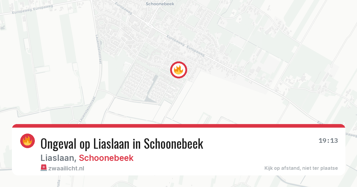 Ongeval op Liaslaan in Schoonebeek — 28 jul 2026