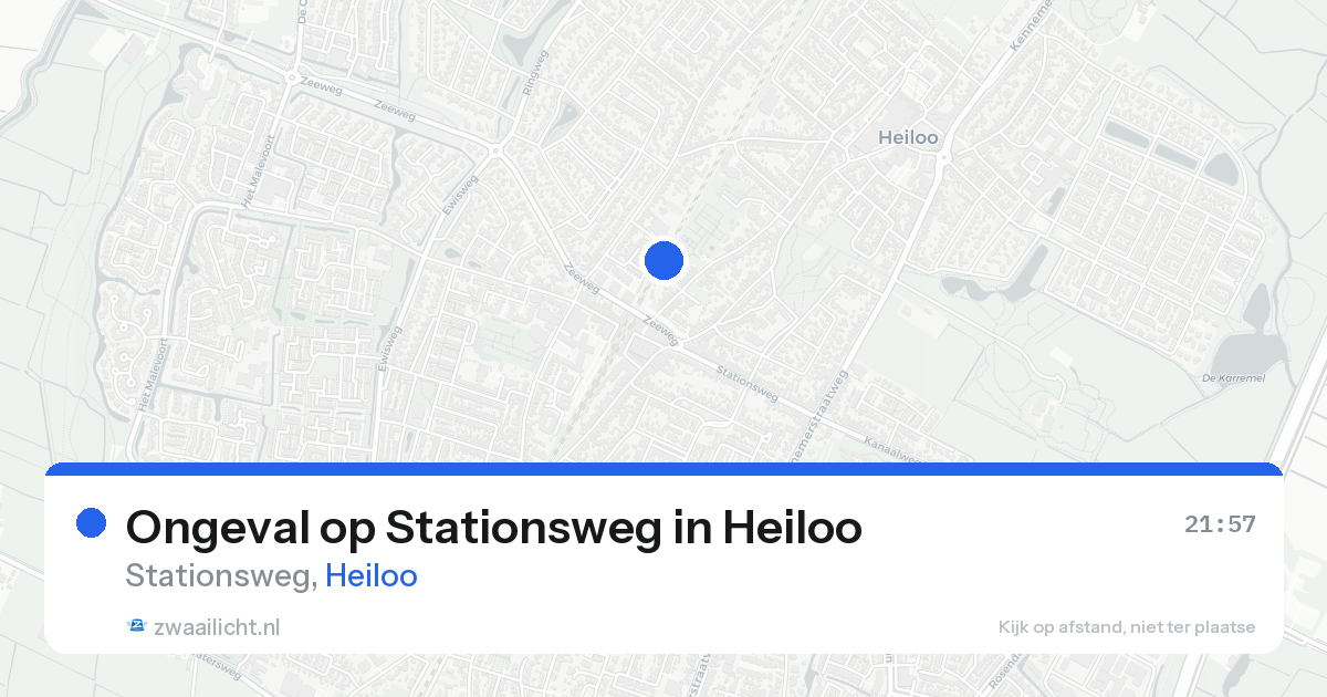 Ongeval op Stationsweg in Heiloo — 21 aug 2026