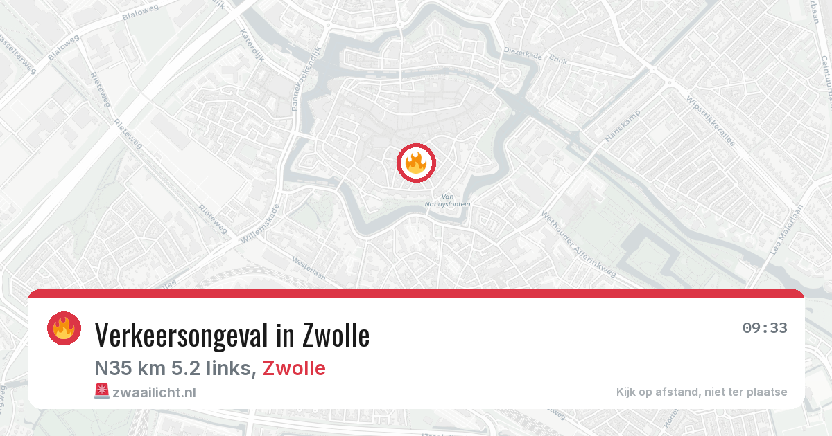 Verkeersongeval in Zwolle — 8 apr 2026